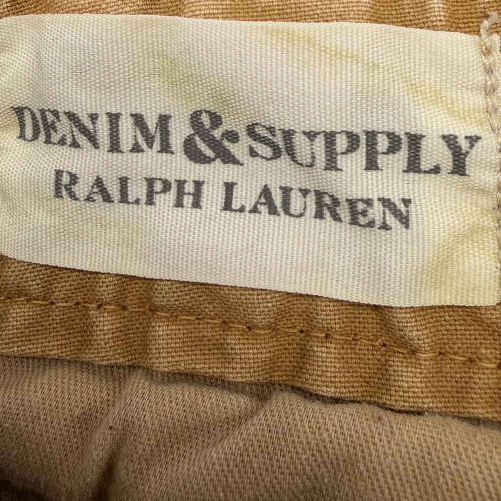 Denim & Supply Ralph Lauren Cargo Pants 32x32 Tan Vintage Distressed Workwear - Picture 3 of 9